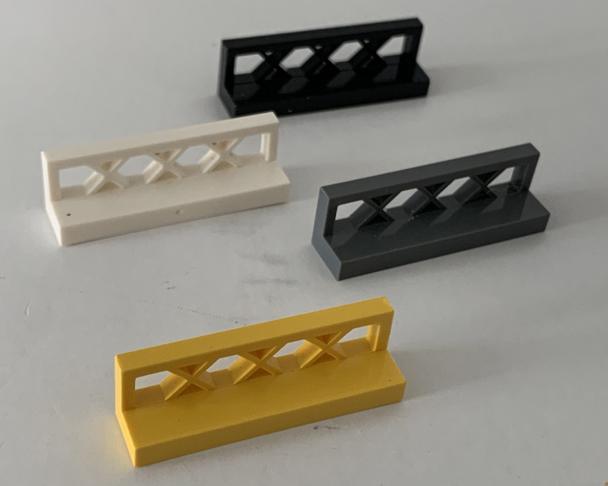LEGO Parts 3633 (4pcs) Fence 1 x 4 x 1 Choose Color | eBay