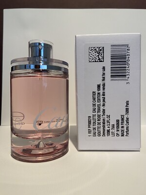 カルティエ  EAUDE  TOILETF Cartier Eau de Cartier Goutte de Rose 3.3 FL. OZ / 100 ML EDT