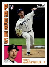 2019 Topps Update Nick Margevicius #84-17 1984 Topps Baseball Rookie Padres