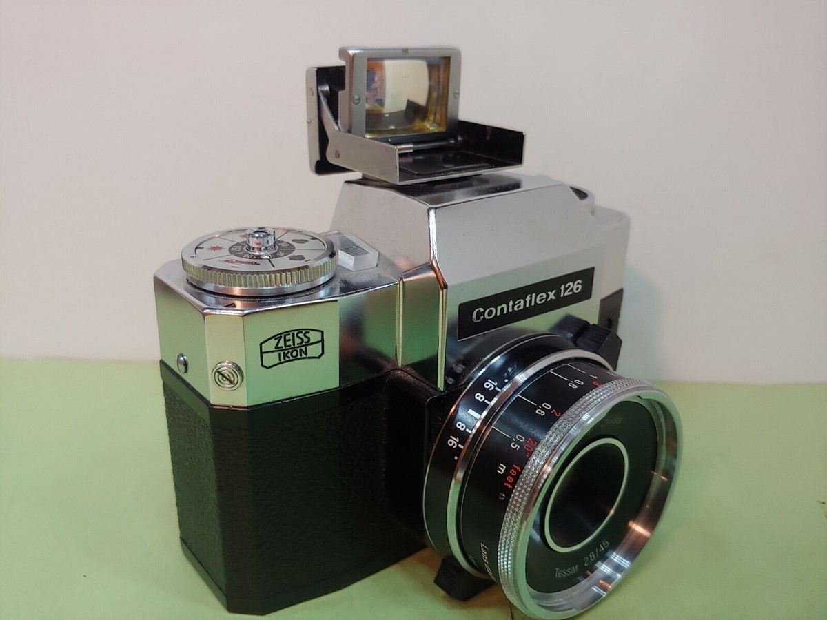 ZEISS IKON CONTAFLEX 45mm F2.8 Tessar付き Zeiss Ikon Contaflex II Camera w/ Tessar 45mm f2.8 Lens -Jammed- [AS-I
