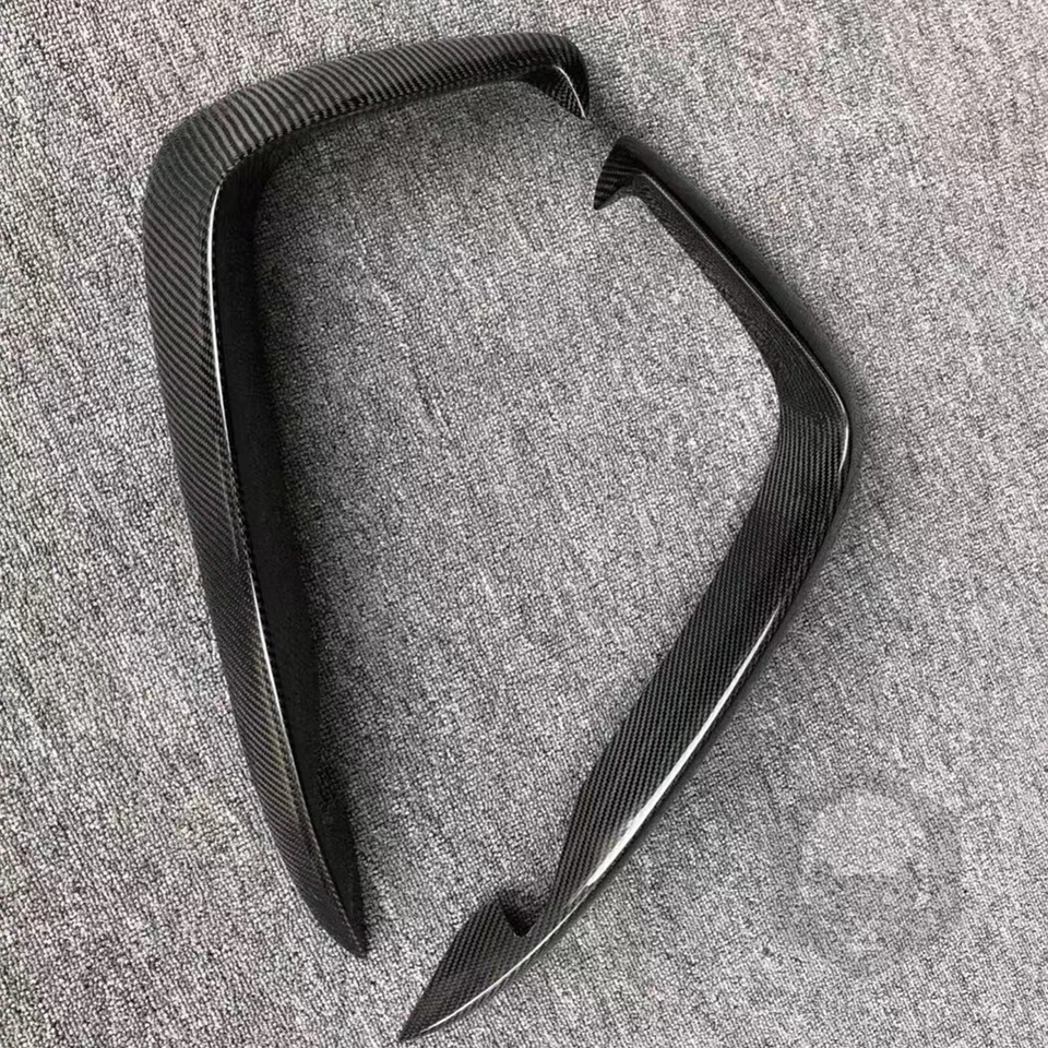 Real Dry Carbon Fiber Bumper Air Vent Trim for Audi A3/S3/RS3 (2015-2020) - Image 4 of 4