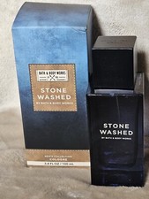 New In Box Bath Body Works Men's Collection STONE WASHED Cologne 3.4 oz