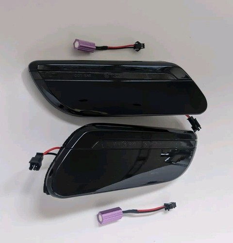 F57 MINI Cooper S JCW LED Dynamic Sequential Flowing Indicators LCI 2 Smoked - Picture 3 of 4