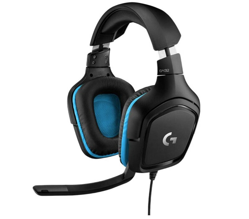 Logitech G432 Wired Gaming Headset DTS Headphone:X 2.0, Flip