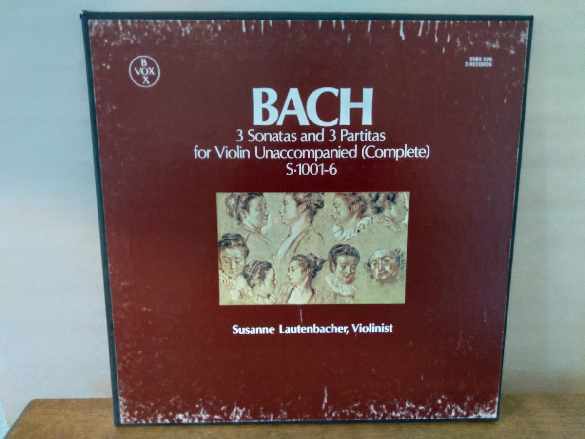 その他 Sonata & Partitas Soloist Violin-Comple Lautenbacher - Bach 3 Sonatas and 3 Partitas for Violin