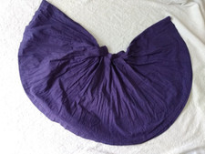 Vintage Purple Circle Skirt with Pocket Retro 1950s 1960s