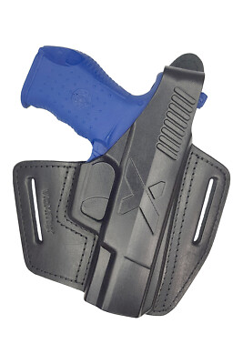 B5 100% Leder Holster für Smith & Wesson SW99 Pistolenholster schwarz VlaMiTex