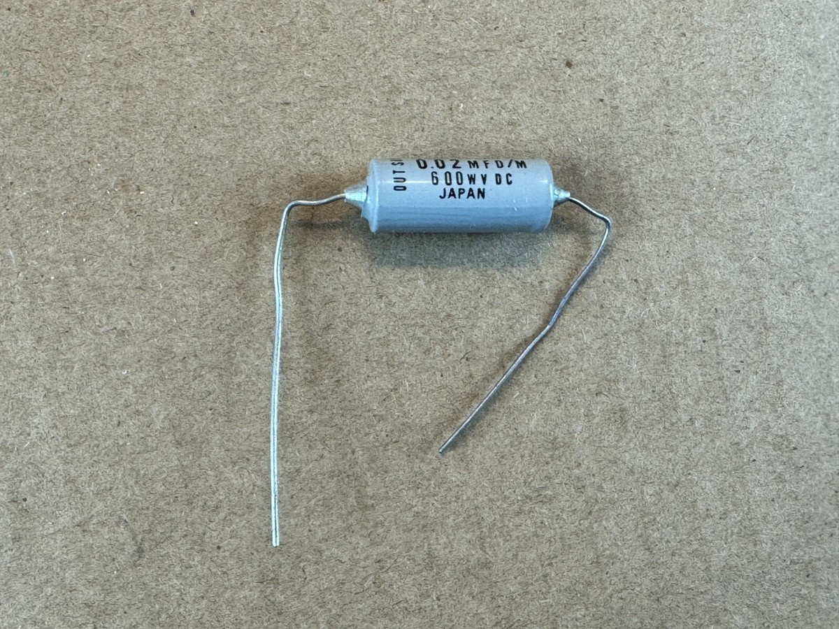 NOS Vintage Olson Oil Capacitor .02 uf 600v Guitar Tone Cap Japan
