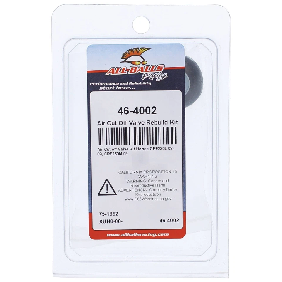 New All Balls Air Cut Off Valve Rebuild Kit 46-4002 for Honda CRF 230 L 08 09 - Imagem 4 de 4