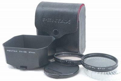 フィルムカメラ PENTAX PH SB 67mm Pentax 67 6x7 PH-SB 67mm Hood , Filter x2 , Front Cap for 90mm