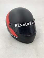 Renault F1 Race 1/2 Half Scale Black Red Mini Helmet