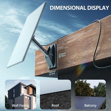 For Starlink Gen 3 Wall Mount Kit,For V3 Pipe Adapter Roof Installation Bracket