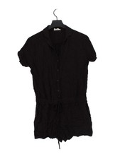 Hush Women's Playsuit UK 10 Black 100 Rayon Playsuit