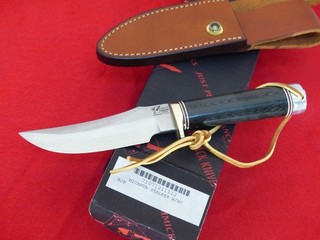 Blackjack Knives Effingham mint in box Micarta Stalker fixed blade knife