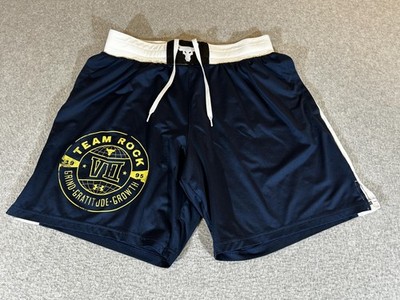 Under Armour Shorts Mens Large Blue Project Rock Team Rock Athletic Gym Training