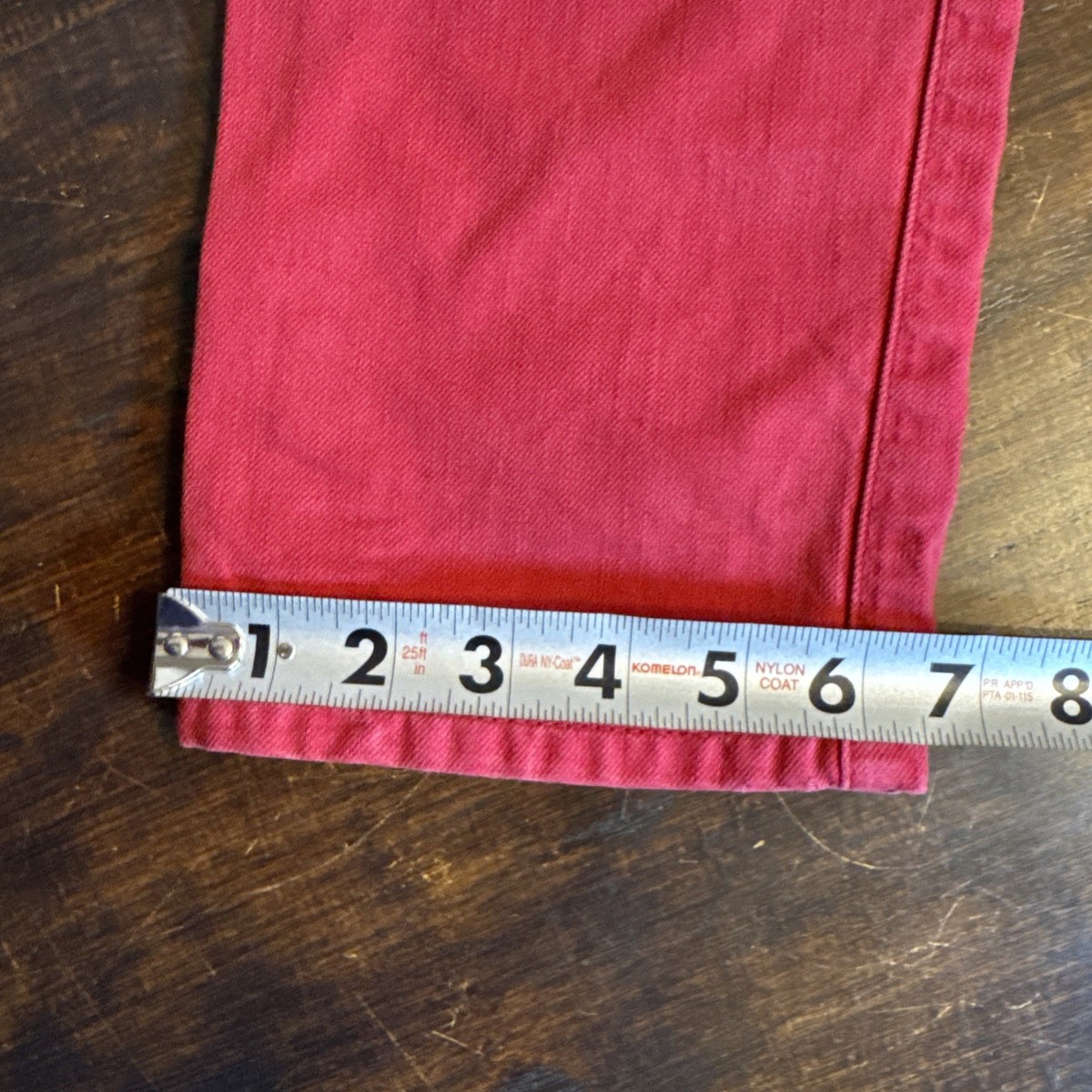 NWT Scotch & Soda Mens W30 L32 Red Ralston Slim Fit Amsterdam