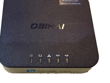 Obihai OBi202 2-Port VoIP Adapter with Google Voice  Fax w/ Power Supply Cord