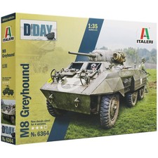 Italeri M8 Greyhound 1:35 Scale Military Vehicle Model Kit WWII 6364