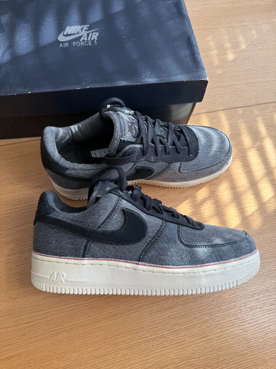 Nike 3x1 x Air Force 1 Premium Low Black Denim for Sale