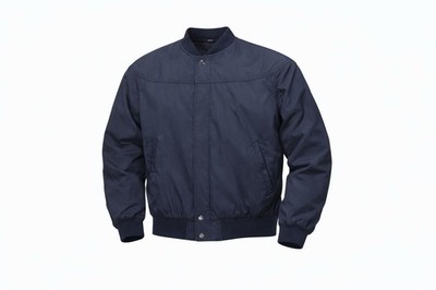 Vintage Knights Bridge Men s Navy Blue Windbreaker Bomber Jacket Size XL