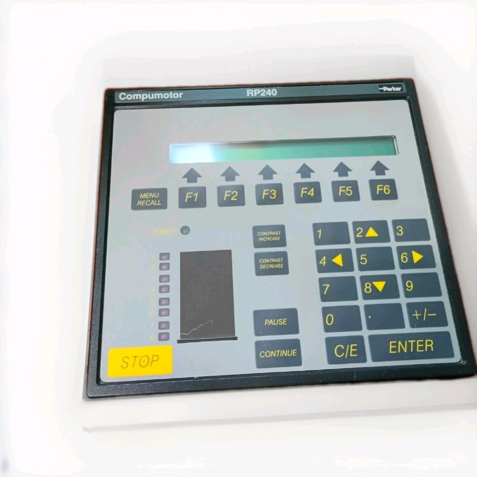 Parker RP240 Compumotor Drive Control Operator Interface Panel, 5VDC, RS-232