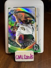 Topps 2020 Bowman Scouts Top 100 Chrome A.J. Puk Green Refractor #BTP-27 /99