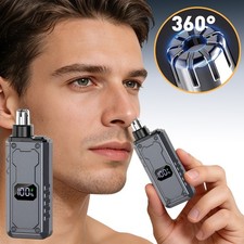 Rechargeable Men Ear Nose Hair Trimmer Set Beard Razor Electric Shaver Cordless