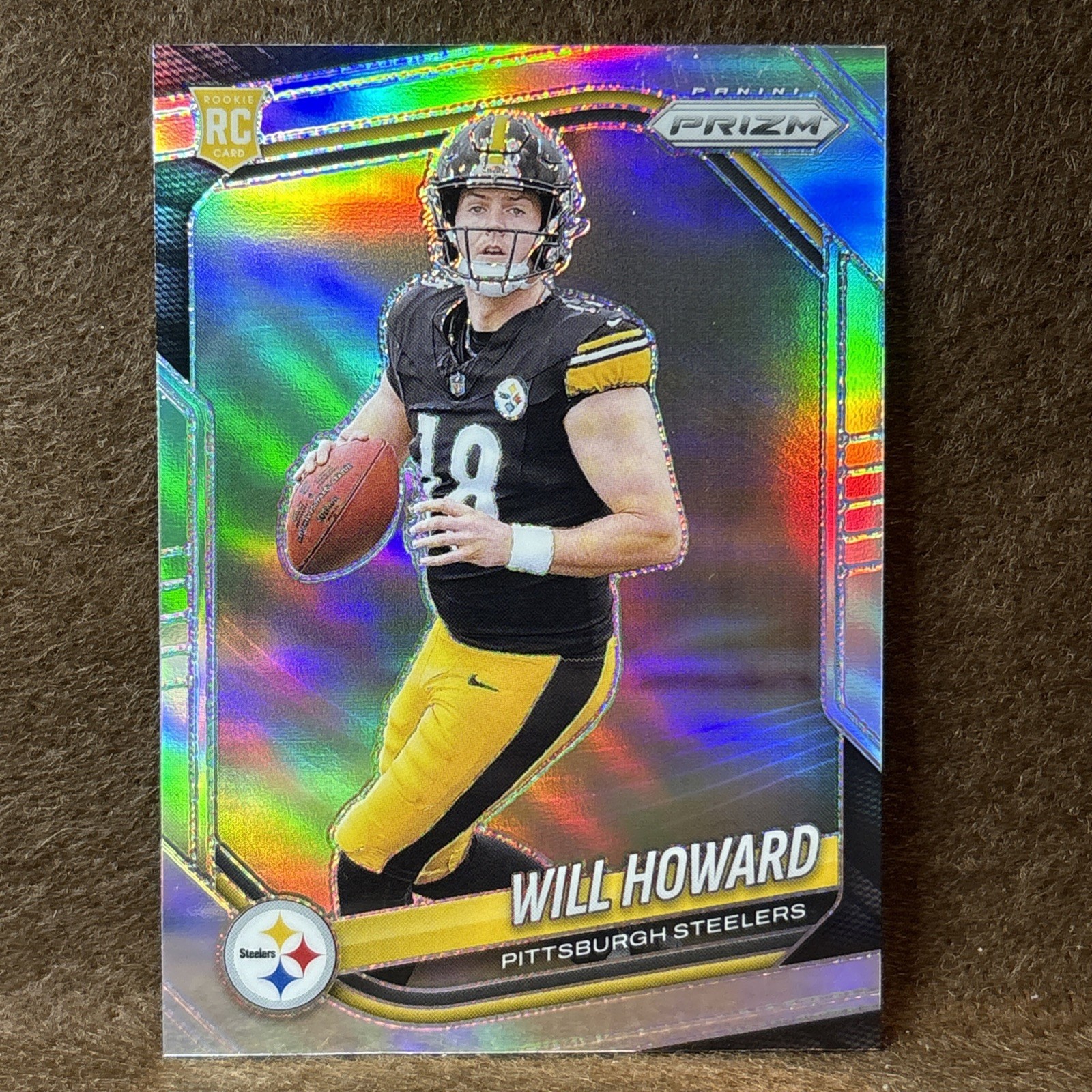 2025 Panini Prizm - Rookies Will Howard Steelers #367 Silver Prizm (RC)