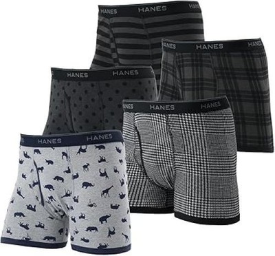 [5er Set] Hanes Boxershorts Antibakterielle und Desodorierungsfunktion...
