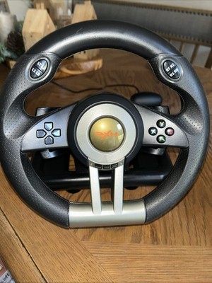 PXN V3II 180-Degree Turn Gaming Steering Wheel and Pedals