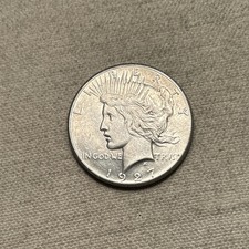 1927 Peace Silver Dollar AU+ (PJ)