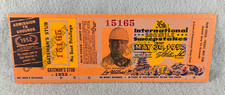 Indianapolis Indy 500 1952 Original Complete Unused Ticket # 15165