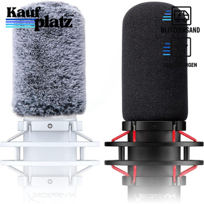 Mikrofon Popschutz 2 Stück Kompatibel mit HyperX QuadCast S 2S Zubehör
