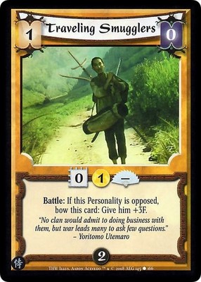 Traveling Smugglers - The Heaven's Will - Legend of the Five Rings CCG