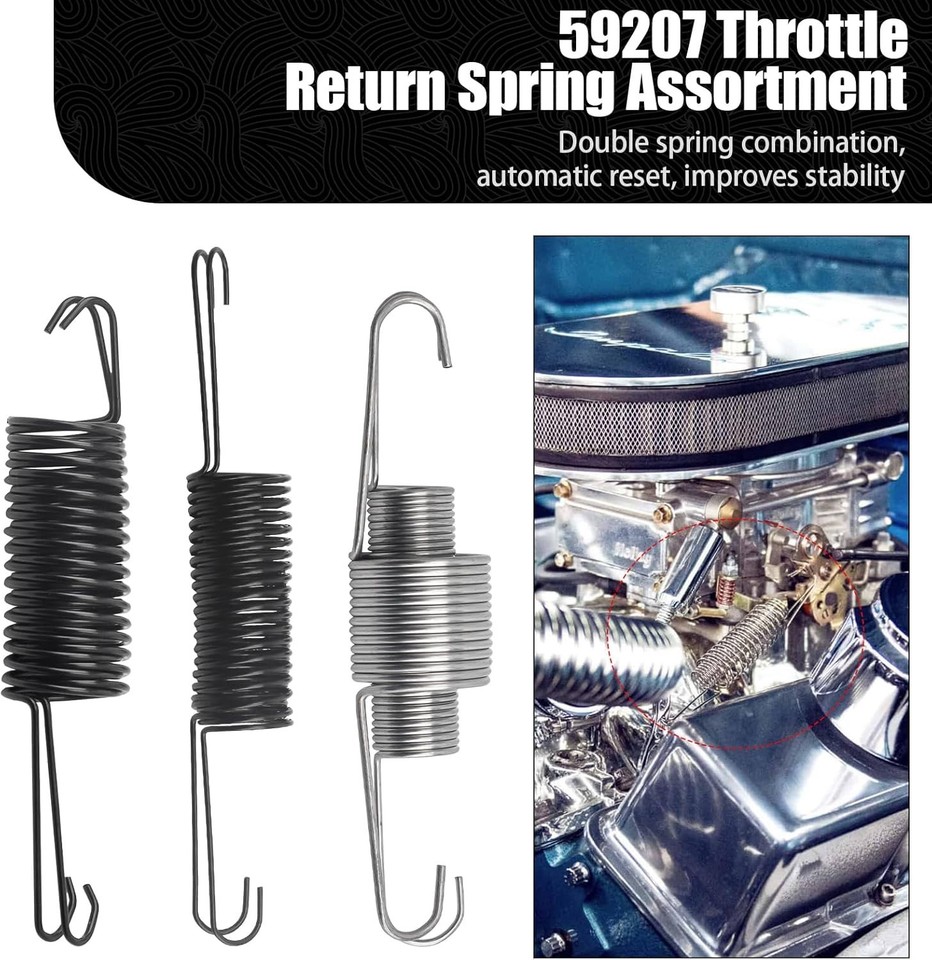 Throttle Return Spring Assortment, Universal Carburetor Return Dual ...