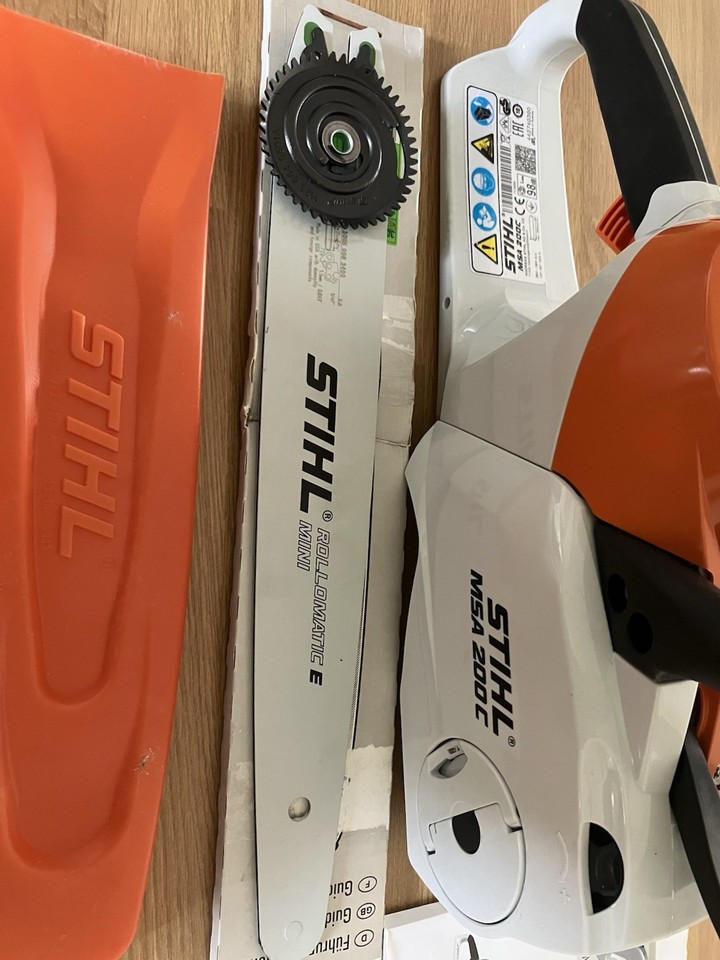 STIHL MSA 200 C-B Battery Chain Saw, 14inch, Shell Only | eBay UK