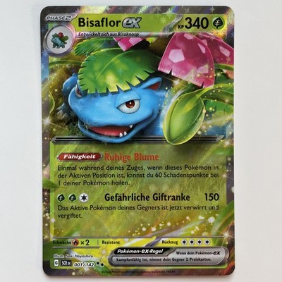 Pokemon Bisaflor ex 001/142 DE Stellarkrone