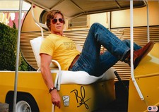 BRAD PITT SIGNED ONCE UPON A TIME IN HOLLYWOOD 16x12 PHOTO (ACG CERT AG16548)