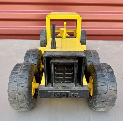 Vintage Tonka Road Grader 1960's Yellow | eBay