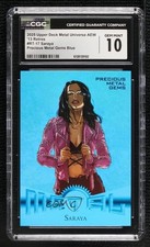 2025 Skybox Metal Universe AEW All Elite Wrestling PMG Blue 42/50 Saraya 15h1