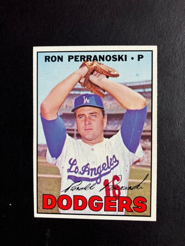 1967 TOPPS # 197 RON PERRANOSKI - LOS ANGELES DODGERS - NM-MT - Afbeelding 1 van 2