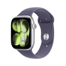 Apple Watch Series 11 GPS 46mm Silver Aluminum Case with Sport Band Purple Nebb
