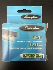 LOT of 3/4 Swingline Heavy Duty Staples Roughly 3500 Staples. Made In USA
