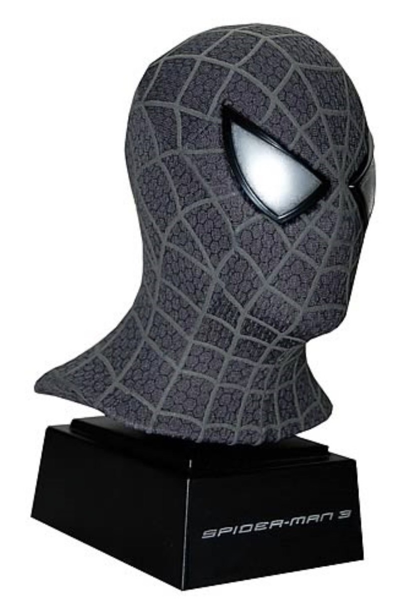 スパイダーマン3 マスクスケールレプリカ 2個セット Master Replicas Spider-Man 3 Black Costume Mask Scaled Replica
