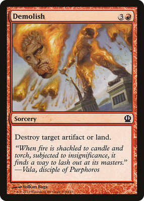 Demolish #118 (LP) Theros THS Magic MTG
