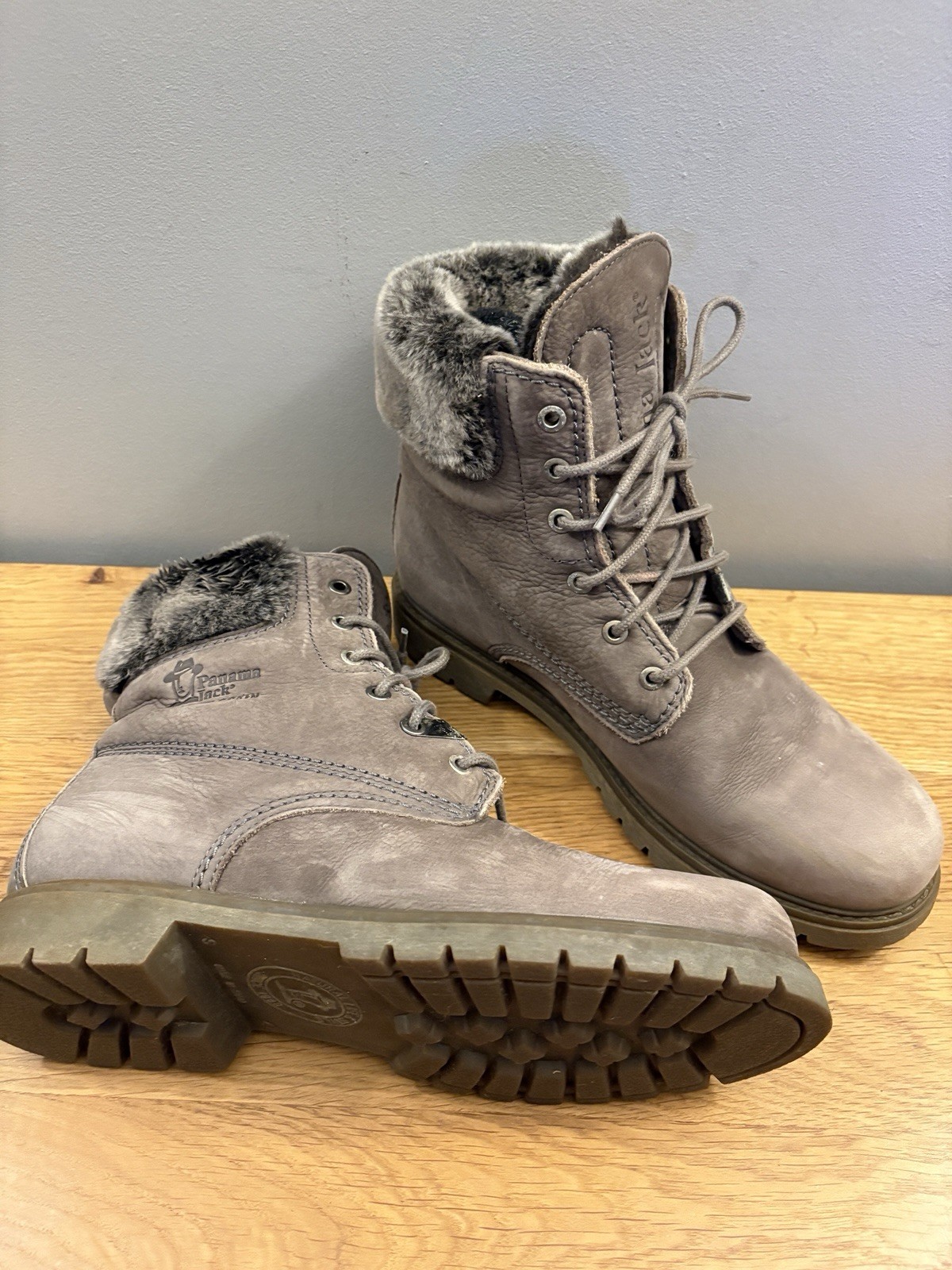 Panama Jack Felicia B Botas de Cuero Forradas de Piel para Mujer EU 42 Hechas en España