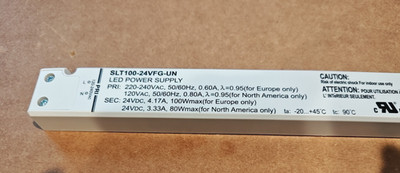 SAIF  MULTI INPUT VOLTAGE 24VOLT OUTPUT SLT100-24VFG-UN  NON DIMABLE