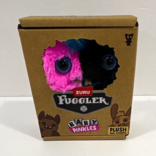ZURU Fuggler Baby Pinkles Plush Bag Charm Keychain Pink Black New in Box