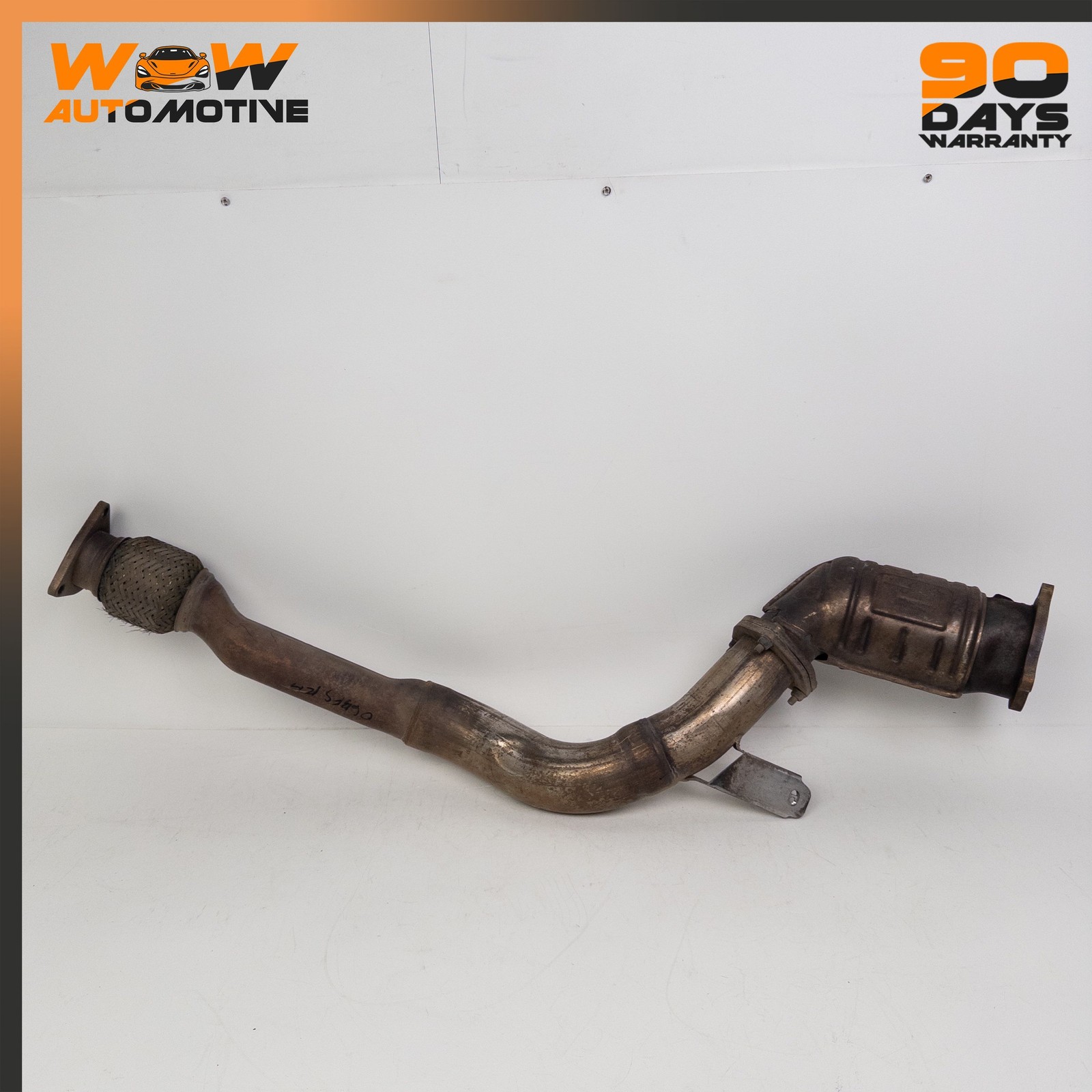 04-13 BENTLEY CONTINENTAL FLYING SPUR RIGHT EXHAUST DOWNPIPE 3W0131690C OEM