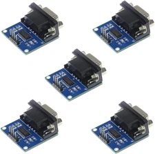 5Pcs RS232 to TTL Converter Module COM Serial Port Board MAX3232 MAX232CSE